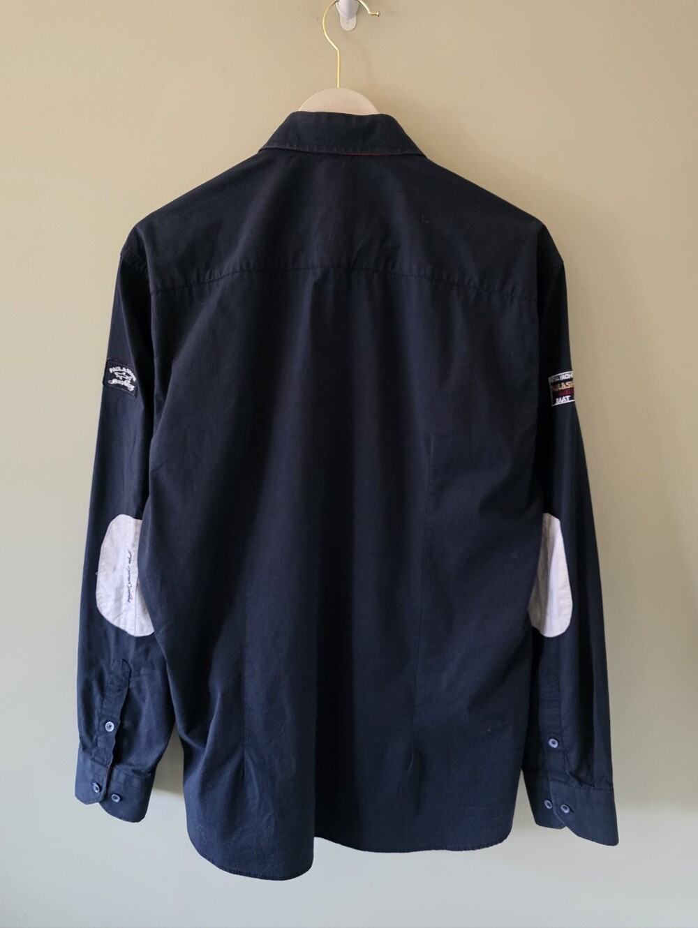 NWOT Paul & Shark L Modern Academia Nautical Yacht Club Embroidered Button Shirt - Picture 10 of 16
